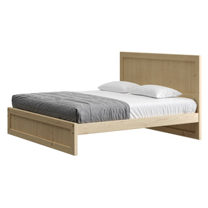 Panel Bed. 48in Headboard, 16in Footboard. Sizes up to King