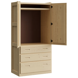 Wall Unit, 3 Drawers and Upper Doors