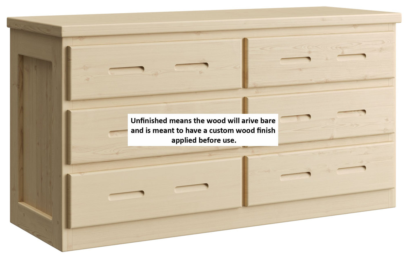 6 Drawer Dresser – Crate Designs Furniture 6 Drawer Dresser – Crate Designs Furniture