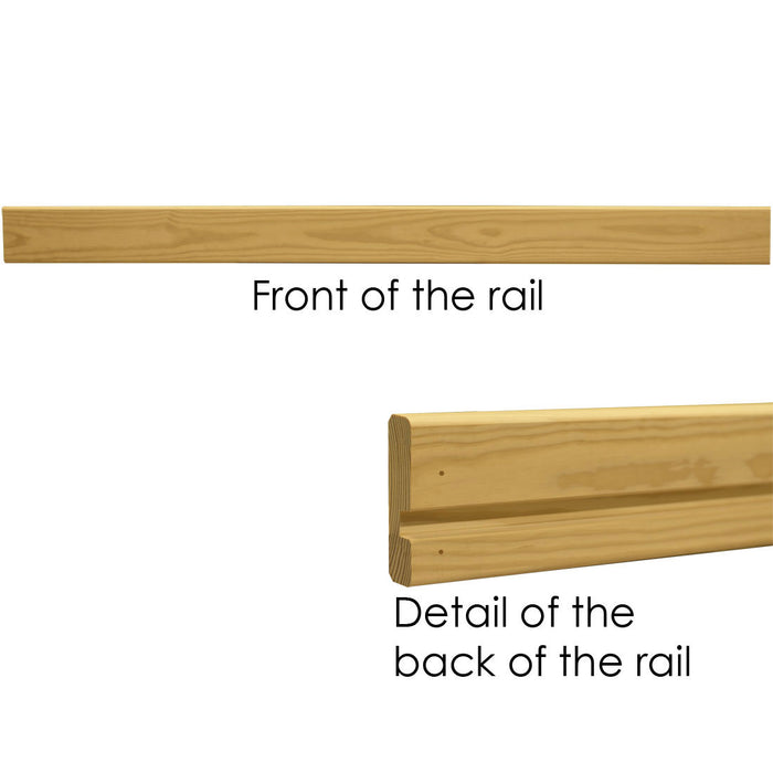 Bed rail. Bracket hardware.