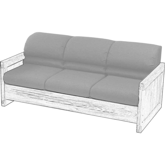 Upholstered Components for Sofa Bed, Queen Size. Frame is Not Included.