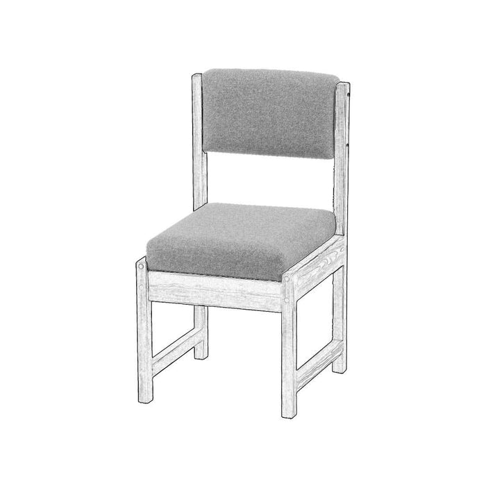 Upholstered Components for Dining Side Chair, Narrow. Frame is Not Included.