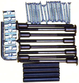 Upper Bunk hardware kit. 100mm connector bolts.