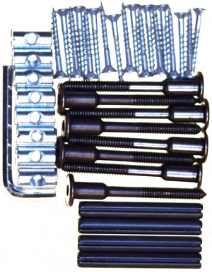 Upper Bunk hardware kit. 70mm connector bolts.